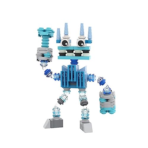 Puruuige My Singing Monsters Building Blocks Kit Mini Anime Action Figure Monsters Building Blocks Models Colorful Educational Construction DIY Blocks Toy Gifts von Puruuige