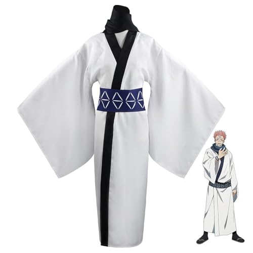 Puruuige Anime Itadori Yuji Cosplay Costume Ryomen Sukuna/Gojo Satoru/Fushiguro Megumi/Kugisaki Nobara School Uniform Outfits Anime Role-Playing Suits Halloween Costume von Puruuige