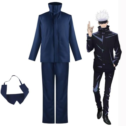 Puruuige Anime Itadori Yuji Cosplay Costume Ryomen Sukuna/Gojo Satoru/Fushiguro Megumi/Kugisaki Nobara School Uniform Outfits Anime Role-playing Suits Halloween Costume von Puruuige