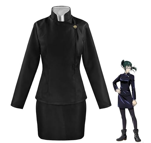 Puruuige Anime Itadori Yuji Cosplay Costume Ryomen Sukuna/Gojo Satoru/Fushiguro Megumi/Kugisaki Nobara School Uniform Outfits Anime Role-playing Suits Halloween Costume von Puruuige