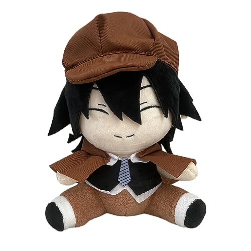 Puruuige Bungo Stray Dogs Plüschpuppe Anime Charaktere Edogawa Ranpo Cartoon Niedliche Kissen Figuren Plüschtier Weiche Spielzeuge 7,9 Zoll von Puruuige