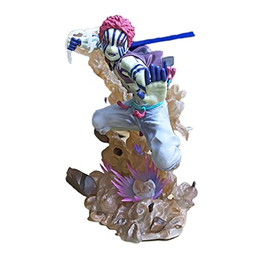 Puruuige Ghost Slayer Anime-Akaza-Figur, 15,2 cm, Anime-Cartoon-Charaktere, Statue, Sammlerstücke, Modellfigur, Spielzeug, Ornamente für Fans, Sammlungsgeschenke von Puruuige