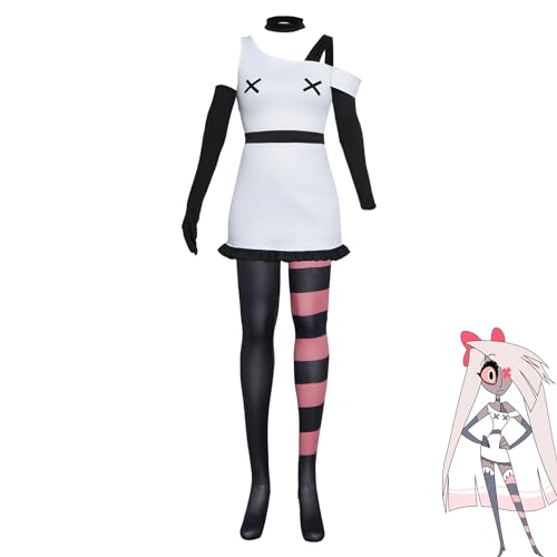 Puruuige Hazbin Hotel Cosplay Kostüm Set Vaggie Cosplay Outfits Set Deluxe Outfit für Halloween Karneval Bühnenaufführung Outfit von Puruuige