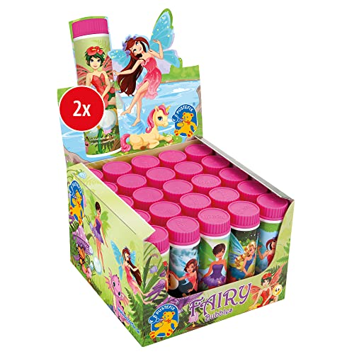 PUSTEFIX Seifenblasen Set I 50 x Klassik 42ml Fairy Bubbles I Bubbles Made in Germany I Party Seifenblasen für Kinder-Geburtstag, Hochzeit, Standesamt, Polterabend I 50 x 42 ml Vorteilspack von Pustefix