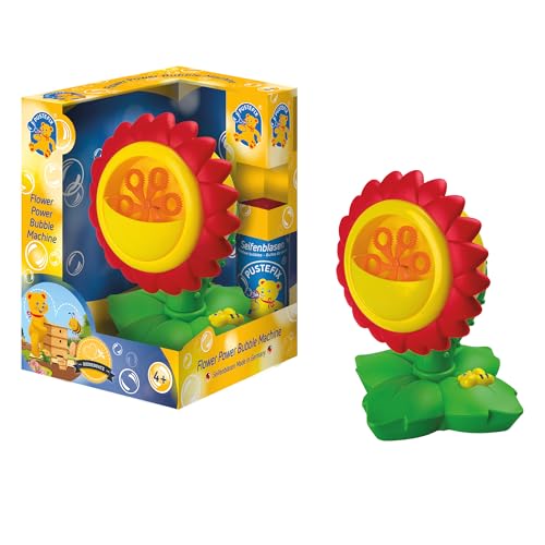PUSTEFIX Seifenblasenmaschine Flower Power I Seifenblasen Kinder Set I Bubble Spaß bei Kinderparty & Geburtstag PUSTEFIX Seifenblasenmaschine Flower Power I Seifenblasen Kinder Set I Bubble Spaß bei Kinderparty & Geburtstag von PUSTEFIX