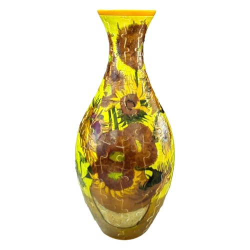 3D-Kunst-Puzzle-Vase, 160 Teile, Gebogene Puzzle-Blumenvasen, Einzigartige DIYs-Puzzle-Vase Für Erwachsene, Kunst-Blumenarrangement-Puzzle-Vasen-Bastelsets von Puwaiio