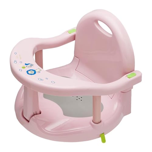 Baby-Badesitz | Baby-Badewannen-Stützsitz Mit Rutschfester Matte | Faltbarer Baby-Badewannensitz Mit Saugnäpfen | Tragbarer, Rutschfester Baby-Badestuhl Für Kinder Von 6–18 Monaten, Ergonomisch von Puwaiio