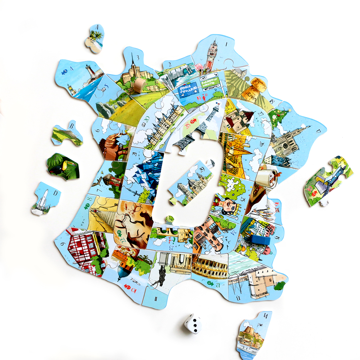 Puzzle Michèle Wilson Handgeschnittenes Holzpuzzle - Puzzle-Jeu France Escapade 36 Teile Puzzle Puzzle-Michele-Wilson-K1144-36 Puzzle Michèle Wilson Handgeschnittenes Holzpuzzle - Puzzle-Jeu France Escapade 36 Teile Puzzle Puzzle-Michele-Wilson-K1144-36 von Puzzle Michèle Wilson