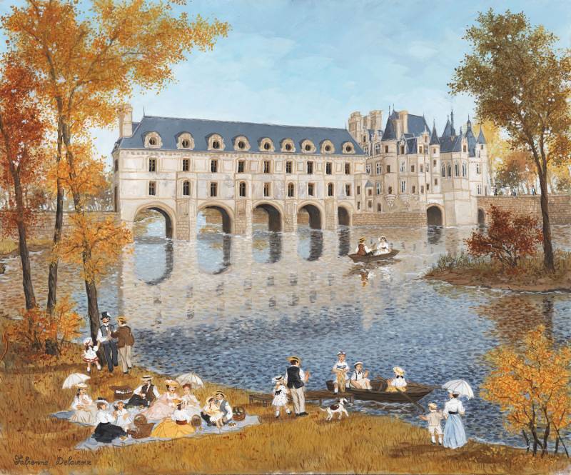 Puzzle Michèle Wilson LE CHATEAU DE CHENONCEAU 350 Teile Puzzle Puzzle-Michele-Wilson-A1025-350 von Puzzle Michèle Wilson