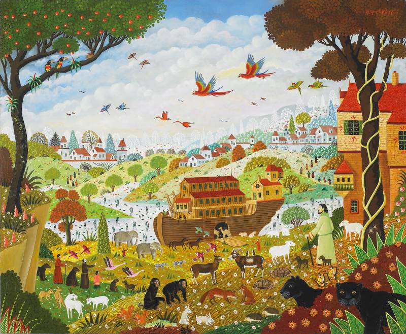 Puzzle Michèle Wilson Handgeschnittenes Holzpuzzle - Noah'S Ark 650 Teile Puzzle Puzzle-Michele-Wilson-A1054-650 von Puzzle Michèle Wilson