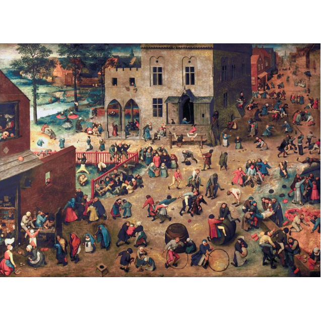 Puzzle Michèle Wilson Handgeschnittenes Holzpuzzle - Brueghel : Jeux D'Enfants 500 Teile Puzzle Puzzle-Michele-Wilson-A904-500 von Puzzle Michèle Wilson