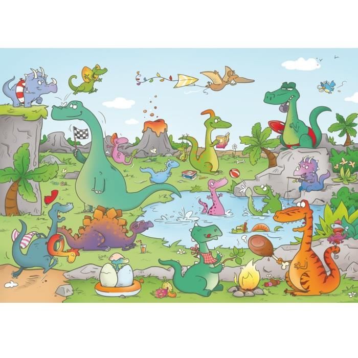 Puzzle Michèle Wilson Puzzle aus handgefertigten Holzteilen - Cacouault - Dinosaurier 24 Teile Puzzle Puzzle-Michele-Wilson-K144-24 von Puzzle Michèle Wilson