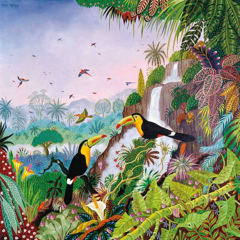 Puzzle Michèle Wilson Handgeschnittenes Holzpuzzle - Thomas : Keel-Billed Toucan 350 Teile Puzzle Puzzle-Michele-Wilson-A942-350 von Puzzle Michèle Wilson