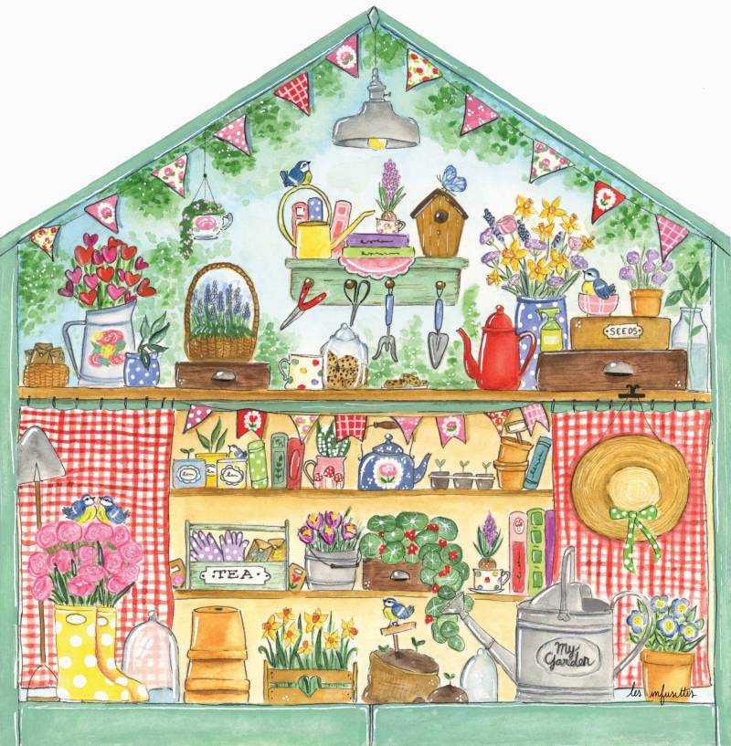 Puzzle Michèle Wilson Handgeschnittenes Holzpuzzle - Serre Du Somerset 250 Teile Puzzle Puzzle-Michele-Wilson-A1246-250 von Puzzle Michèle Wilson