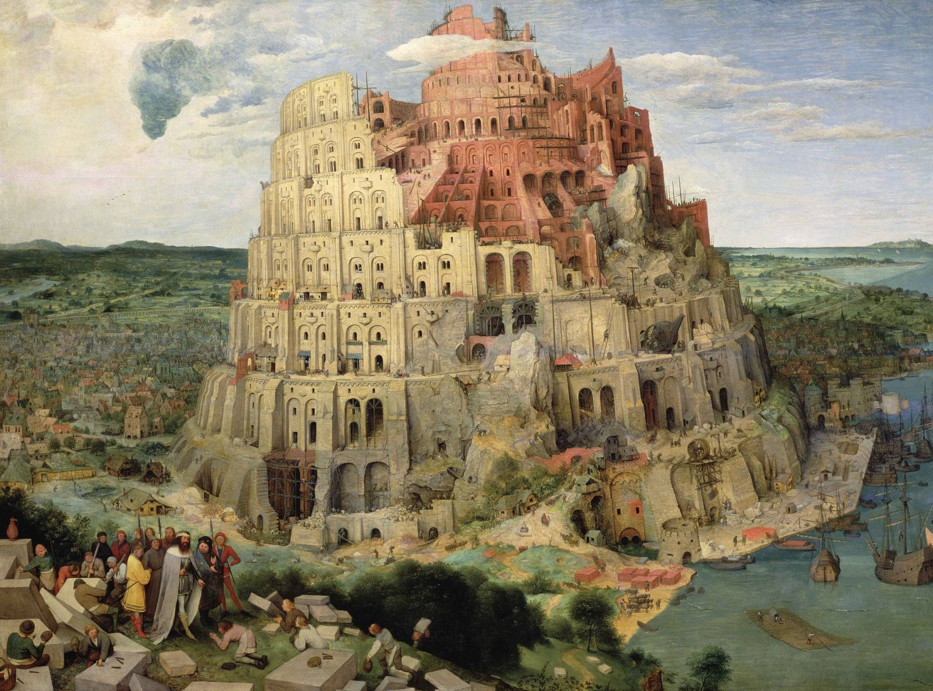 Puzzle Michèle Wilson Handgeschnittenes Holzpuzzle - The Tower Of Babel 250 Teile Puzzle Puzzle-Michele-Wilson-A516-250 von Puzzle Michèle Wilson