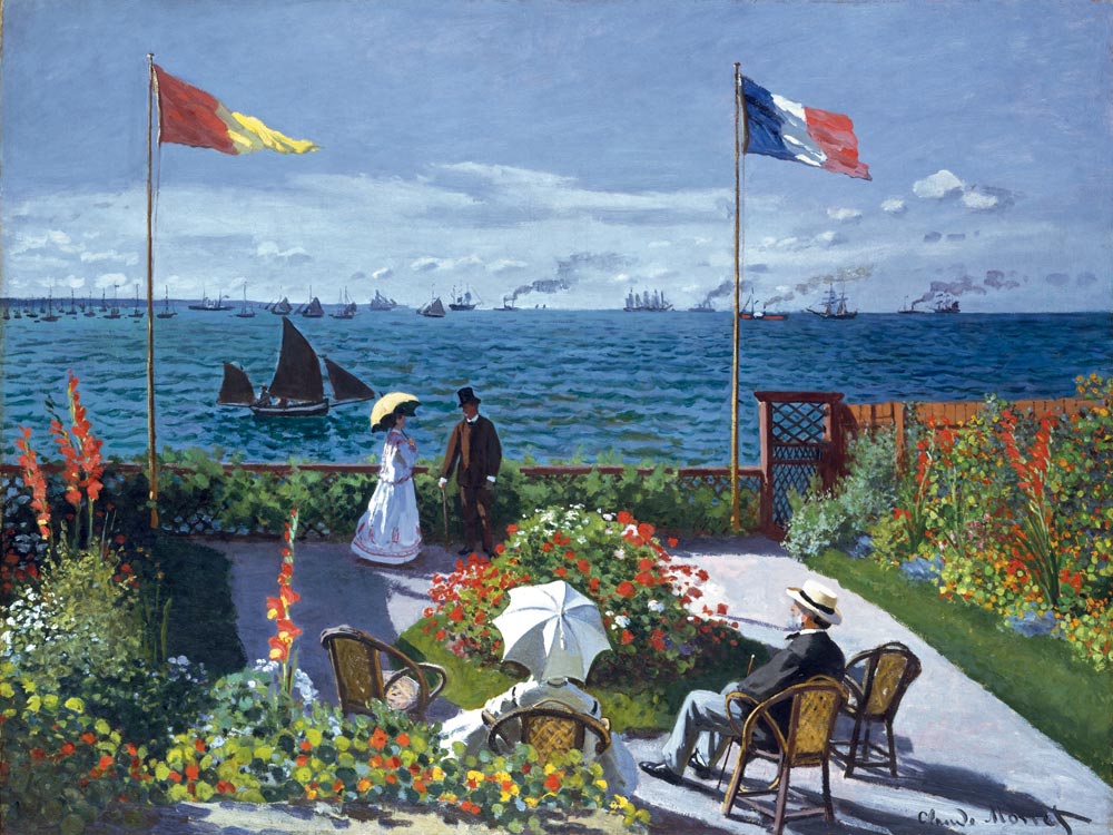 Puzzle Michèle Wilson Terrasse in Sainte Adresse 650 Teile Puzzle Puzzle-Michele-Wilson-A493-650 von Puzzle Michèle Wilson