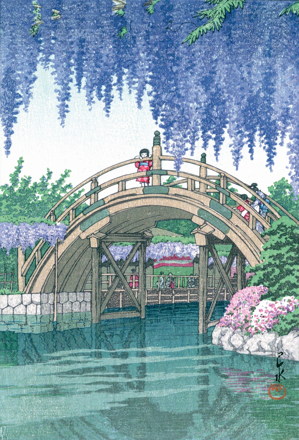 Puzzle Michèle Wilson WISTERIA AT KAMEIDO 250 Teile Puzzle Puzzle-Michele-Wilson-A1059-250 von Puzzle Michèle Wilson