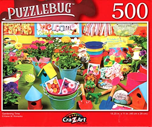 Gardening Time – 500-teiliges Puzzle für Kinder ab 14 Jahren von Puzzlebug