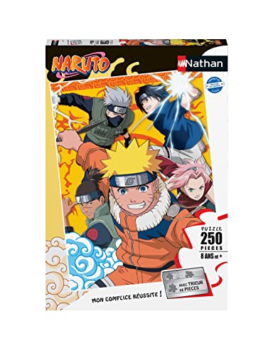 Nathan 4005556861446 250 pièces-Naruto à l'académie des Ninjas andere Eigenschaften Puzzle Kinder von NATHAN