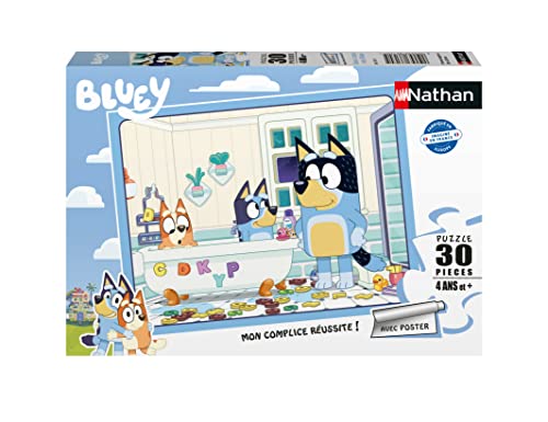 Puzzles Nathan - 30-teiliges Puzzle in der Badewanne mit Bluey Kind, 4005556861705 von NATHAN