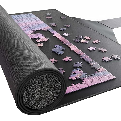 Puzzlup Puzzlematte bis 1000 Teile - 59 x 100 cm - Premium Puzzle Rolle für 500 und 1000 Teile - In Sekunden zusammenrollen - Puzzle Matte Rolle mit Geschenkverpackung Puzzlup Puzzlematte bis 1000 Teile - 59 x 100 cm - Premium Puzzle Rolle für 500 und 1000 Teile - In Sekunden zusammenrollen - Puzzle Matte Rolle mit Geschenkverpackung von Puzzlup