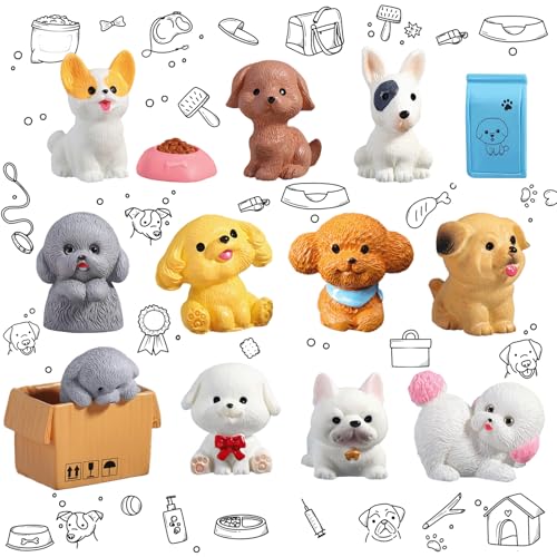 14Stück Mini Hund Figuren Set Party liefert Cupcake Figuren Cake Topper Dog Pudel Bulldogge Mops Kuchendekoration Tortendeko für Kinder Hund Party Babyparty Hund Familienessen Dekoration Ornamente 14Stück Mini Hund Figuren Set Party liefert Cupcake Figuren Cake Topper Dog Pudel Bulldogge Mops Kuchendekoration Tortendeko für Kinder Hund Party Babyparty Hund Familienessen Dekoration Ornamente von Pwsap