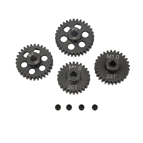 Pwshymi RC-Motorzahnradsatz 26T 28T 30T 32T, M1 5-mm-Ritzel für 1/8 RC-Autos, Ersatzteile, RC-Motorritzelsatz von Pwshymi