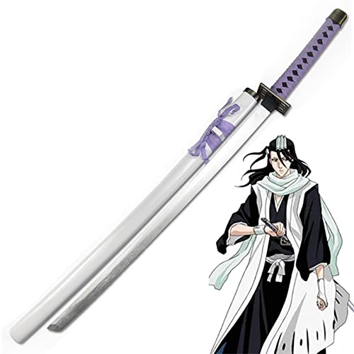 Pyatofly Kuchiki Byakuya Cosplay Schwert,Senbonzakura Samurai Schwert,100 cm Anime Katana aus Holz für Requisiten,Waffen,Kendo Martial Arts Training Requisiten,Halloween-Dekoration von Pyatofly