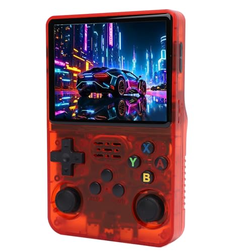 Dual-Joystick-Handspielkonsole, 640 X 480 IPS-Bildschirm, 3200 MAh Akku, 64 G TF-Karte, 4450 Klassische Spiele, für MD, MAME, SMC, CPS, SMD mit Speicherkarten (64GB #11) von Pyhodi