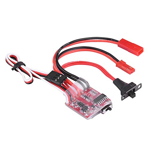 Pyhodi Crawler Winch ESC, Modellfahrzeugzubehör Winde ESC, Langlebiger 30A Gebürsteter ESC für Männer RC Crawler Car 1/10 Scale RC Crawler Car Outdoor von Pyhodi