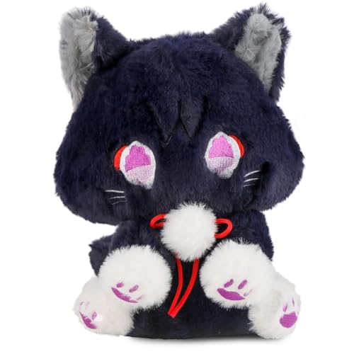 Genshin Impact Katze Plush, Cartoon Plüschtier, Plüsch Kuscheltier, Kawaii Kuscheltier, Anime Puppe Cute Plushies Spielzeug für Kinder von Pynvxo