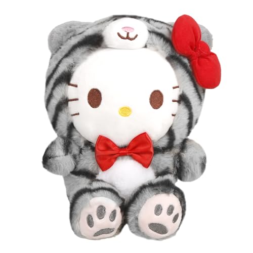 Pynvxo Ki-ty Plüsch, Cartoon Plüschtier, Plüsch Kuscheltier, Kawaii Kuscheltier, Anime Puppe Cute Plushies Spielzeug für Kinder Plush Toy von Pynvxo