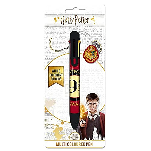 HARRY POTTER Mehrfarbiger Stift Plattform 9 ¾ - Offizielles Lizenzprodukt von Pyramid International