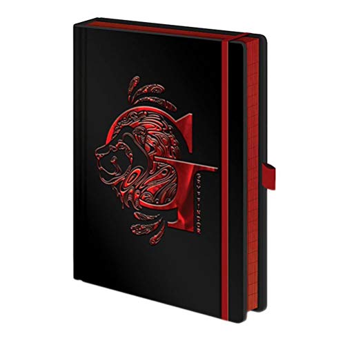 HARRY POTTER Notizbuch (Gryffindor Design) A5 Notizbuch und Journal mit Glanzprägung - Offizielles Merchandise von Pyramid International