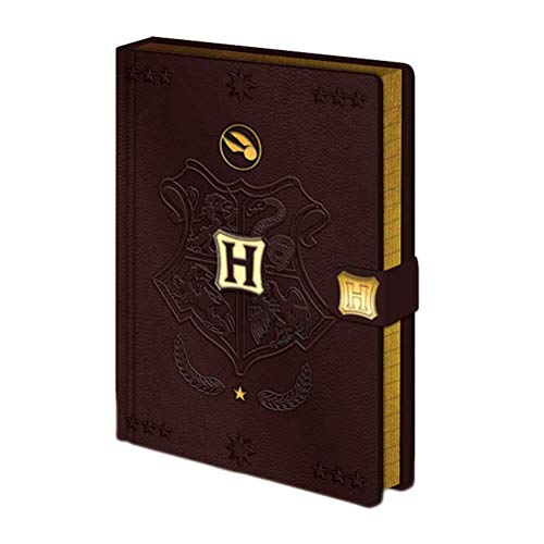 HARRY POTTER Premium A5 Notizbuch Hogwarts Quidditch Teams - Offizielles Lizenzprodukt von Pyramid International