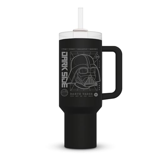 PYRAMID Darth Vader Star Wars-Flasche Mit Strohhalm 1180 Ml von Pyramid International