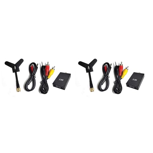 Pyugxab 2X 3,3G FPV VRX Kit 8CH FPV Videoempfänger für FPV RC Racing Drone von Pyugxab