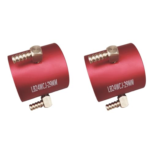 Pyugxab 2X Aluminium 24Mm / 36Mm Motor Wasser KüHlung Mantel KüHlköRper für 24 Serie 2435 2440 2445 RC Boot Marine BüRstenlos Motor von Pyugxab