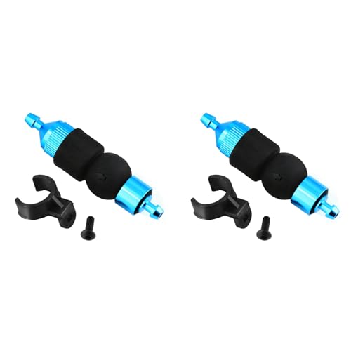 Pyugxab 2X Kraftstofffilter Nitro Motorteile Kraftstofftank Ersatzteile für 1/8 1/10 RC Modellauto Redcat,Blau von Pyugxab