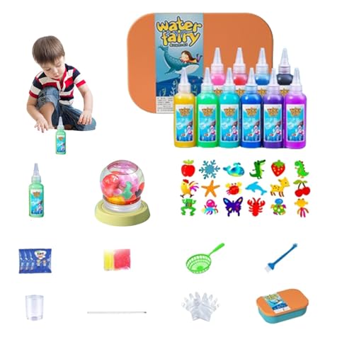 Aqua Fairy Gel | Handgefertigtes 3D-Wasserspielzeug, buntes handgefertigtes Aqua-Feen-Spielzeug für Kinder, kreatives Partygeschenk und pädagogisches Spielzeug für wissenschaftliches Lernen ab 3 von Pzuryhg