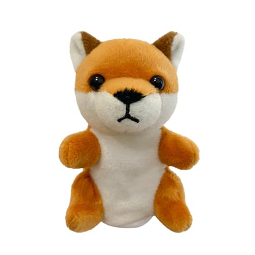 Bär Plüschpuppen| Fuchs-Fingerpuppen| Baby-Tier-Handpuppen| Fantasievolle Rollenspielpuppe, süße Bärenpuppe, interaktives Plüschspielzeug, Geschichtenerzählen, Tierfinger-Fuchs-Handpuppe für Kinder von Pzuryhg