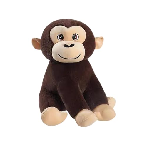 Cool Gorilla Plush for Kids, Cute Plushie Zoo Gorilla Pillow Huggable 8 Inches, Gorilla Plush Pillow, Monkey Plush Toy Simulated Cuddly Huggable Toy for Kids Bedroom, 170g von Pzuryhg