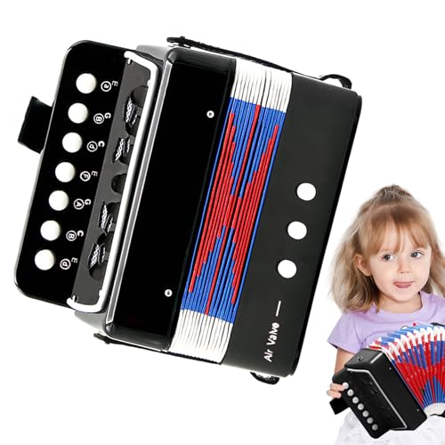Kinder‑Knopf‑Ziehharmonika – Mini‑Musikspieler zur Förderung kreativer Fähigkeiten | Kompakte ABS‑Struktur mit verstellbaren Riemen & klarem Klang für Klassenzimmer, Geburtstagsgeschenke, 18×17×10 cm Kinder‑Knopf‑Ziehharmonika – Mini‑Musikspieler zur Förderung kreativer Fähigkeiten | Kompakte ABS‑Struktur mit verstellbaren Riemen & klarem Klang für Klassenzimmer, Geburtstagsgeschenke, 18×17×10 cm von Pzuryhg