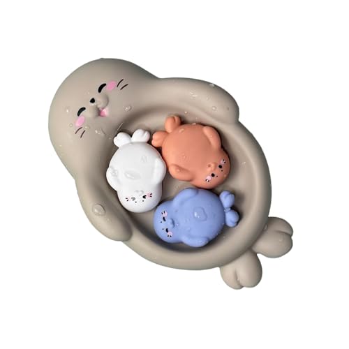 No Mold Bath Toys, 4 Pieces Floating Pool Toys, Early Educational Animal Shape Learning Activity for Preschool Boys and Girls Ages 18 Months Plus Fun Party Decoration, 19x5.5x12.5cm No Mold Bath Toys, 4 Pieces Floating Pool Toys, Early Educational Animal Shape Learning Activity for Preschool Boys and Girls Ages 18 Months Plus Fun Party Decoration, 19x5.5x12.5cm von Pzuryhg