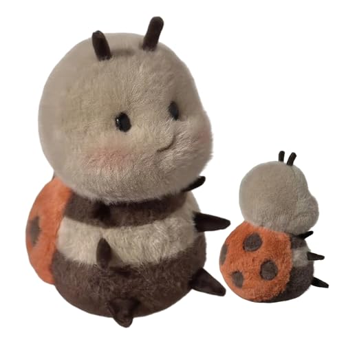 Plüsch Ladybug gefülltes Tier weiche pp baumwolle gefüllt sitzende Puppe mit süßem schüchternem Gesicht Ausdruck kleines kuscheliges Plüschspielzeug für Kinder Sofa Home -Klassenzimmer Halloween Party Plüsch Ladybug gefülltes Tier weiche pp baumwolle gefüllt sitzende Puppe mit süßem schüchternem Gesicht Ausdruck kleines kuscheliges Plüschspielzeug für Kinder Sofa Home -Klassenzimmer Halloween Party von Pzuryhg