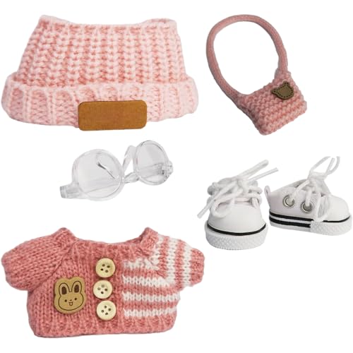 Puppenzubehör, bezaubernde Outfits, handgefertigte Handwerkskunst, weiche Strickwaren, bunte Details, charmanter Look, leicht, gemütliche Textur, handgefertigtes Outfit für Kinderpuppen Puppenzubehör, bezaubernde Outfits, handgefertigte Handwerkskunst, weiche Strickwaren, bunte Details, charmanter Look, leicht, gemütliche Textur, handgefertigtes Outfit für Kinderpuppen von Pzuryhg
