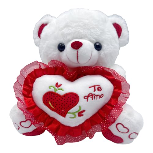 Pzuryhg Bear Stuffed Animal Plush, Cartoon Throw Pillow Toy, Soft PP Cotton Embroidery Cuddly Companion for Bedroom, Game Room, Living Room Decor Perfect for Kids and Adults, 9.84 Inches Pzuryhg Bear Stuffed Animal Plush, Cartoon Throw Pillow Toy, Soft PP Cotton Embroidery Cuddly Companion for Bedroom, Game Room, Living Room Decor Perfect for Kids and Adults, 9.84 Inches von Pzuryhg