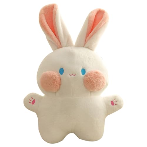 Pzuryhg Cute Bunny Toys, Soft Bunny Plush, Washable Rabbit, Huggable Rabbits Plush, Rabbit Stuffed Toy 25x18x40cm/9.84x7.09 by 15.75 Inches for Kids Green, White 1piece Rabbit Plush von Pzuryhg