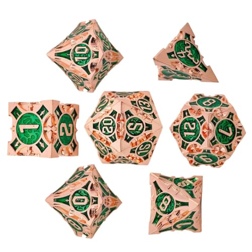 Pzuryhg -Würfel, Dungeons & Drachen-Würfel, D- und D-Würfel, polyedrisches Würfel-Set, 7-teiliges -Würfel-Set, schwarz, blau, -Würfel, Fragmente, RPG, D- und D-Würfel, Dungeons & von Pzuryhg