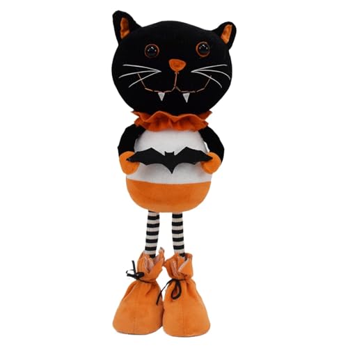 Pzuryhg Halloween- -Puppe | Gruselige süße Puppe | Spukhaus-Puppe, Gruselpuppen-, Schwarze Katze Halloween, Zombie-Halloween-, gruselige Zimmerpuppen, Spukpuppen- von Pzuryhg